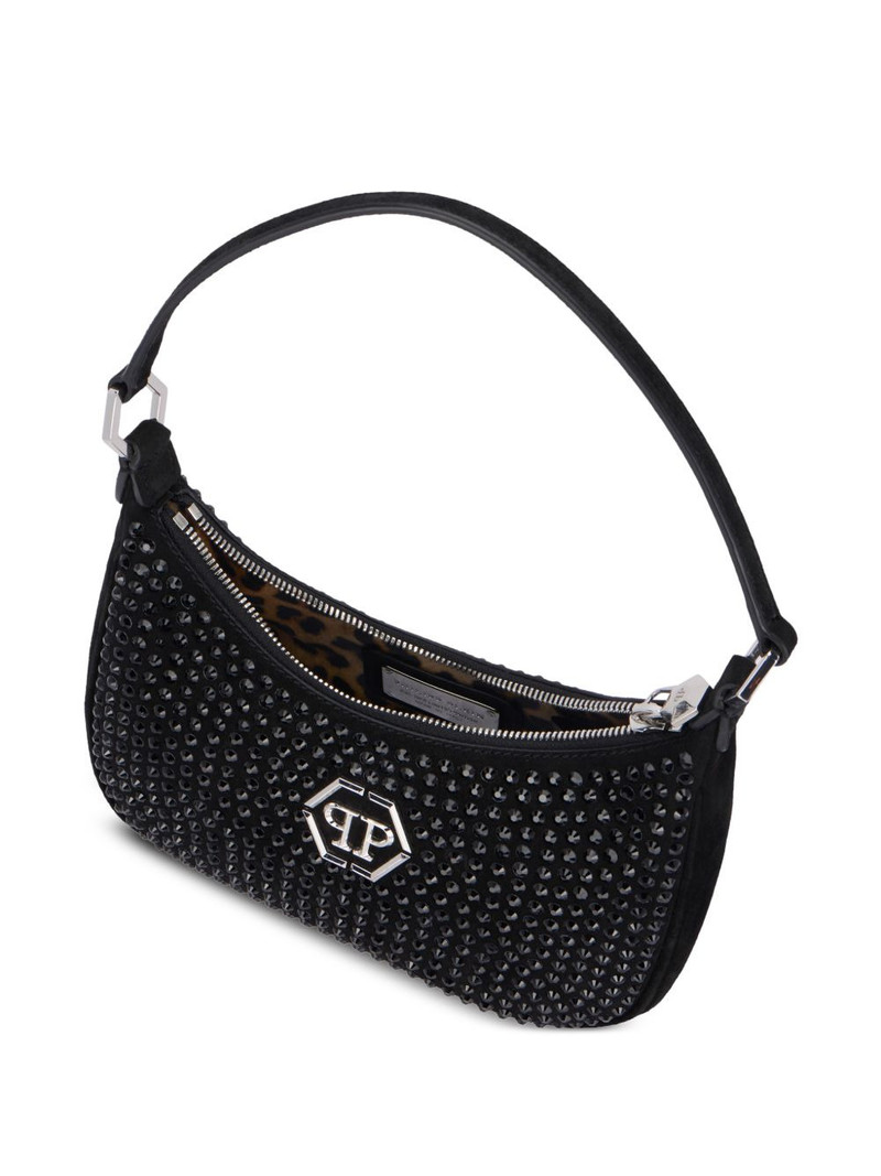 strass-embellished top-zip shoulder bag 4