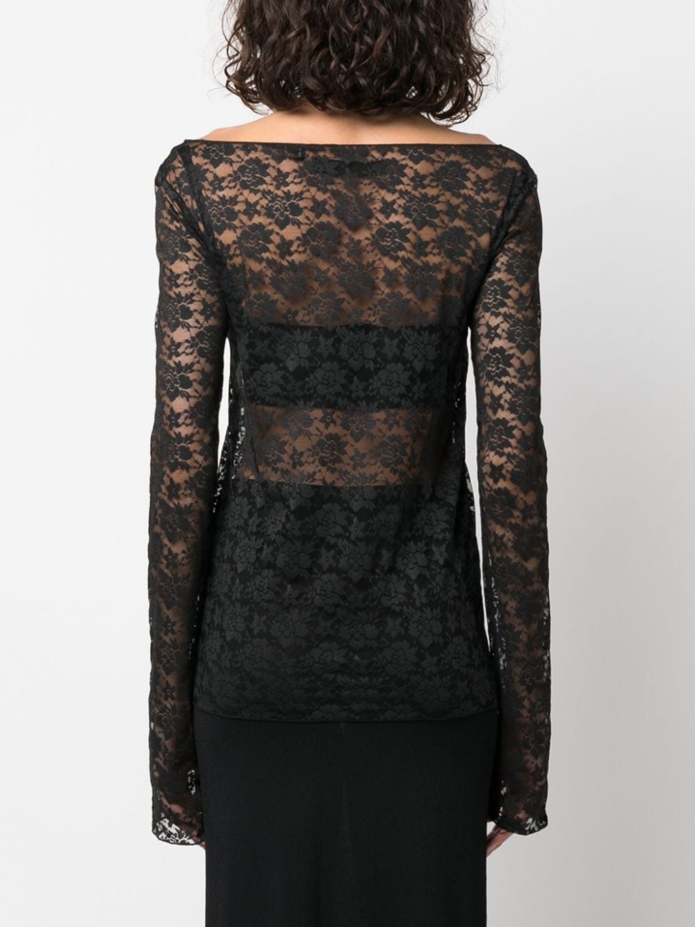 floral-lace top - 4