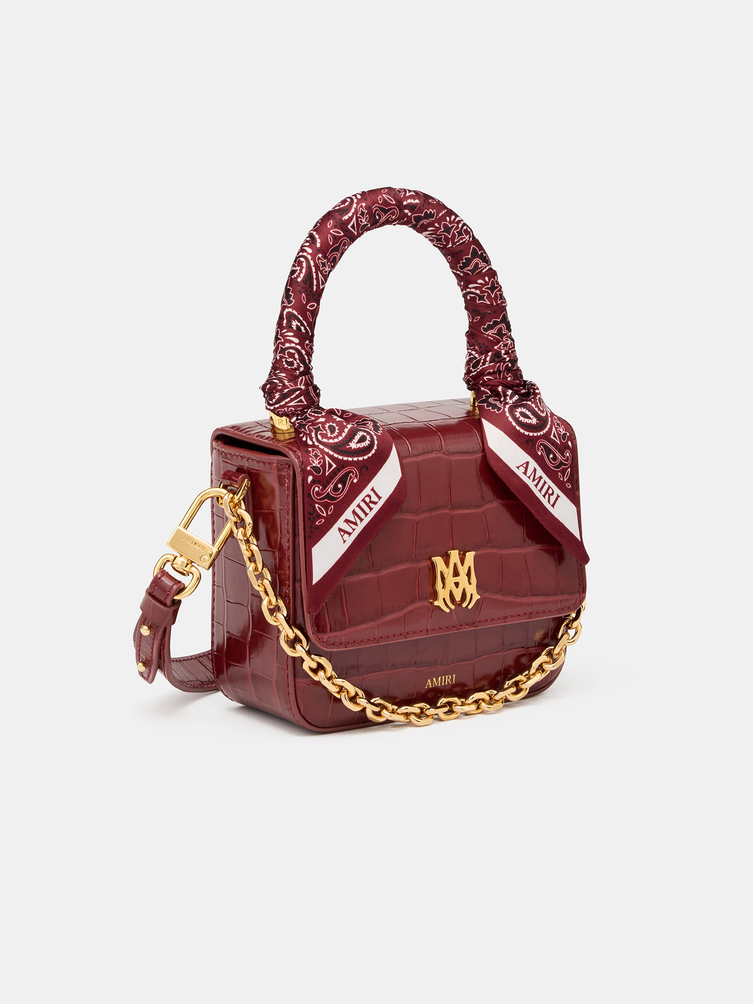 WOMEN'S CROC EMOSSED MICRO MA BAG - 3