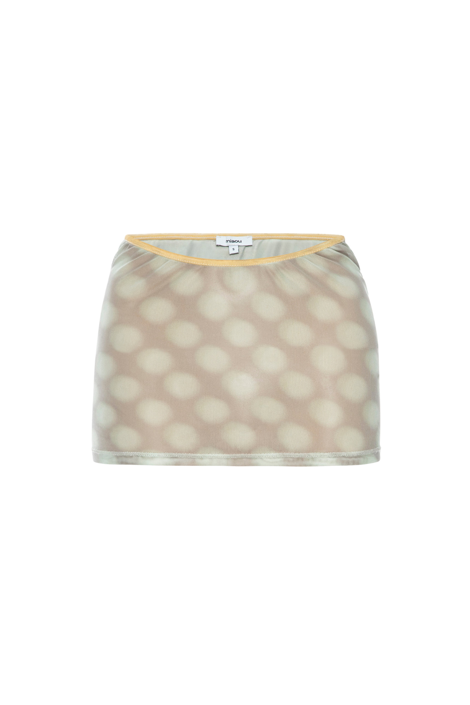 ELEKTRA SKIRT - MINT BLURRED DOT - 1