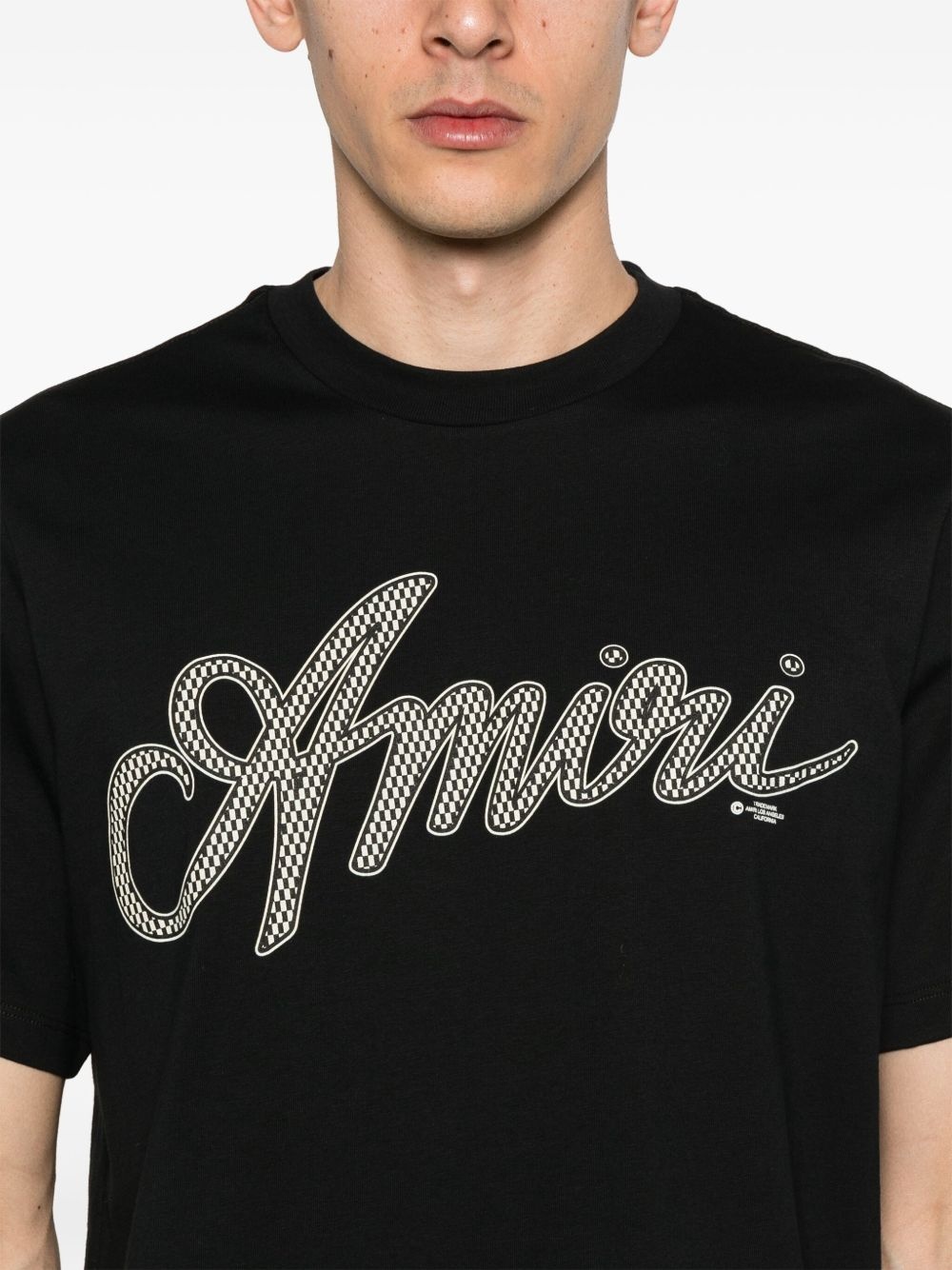大人気★【AMIRI】Stars Logo 半袖シャツ AMIRI Men's Stars Logo T-Shirt in Black Amiri