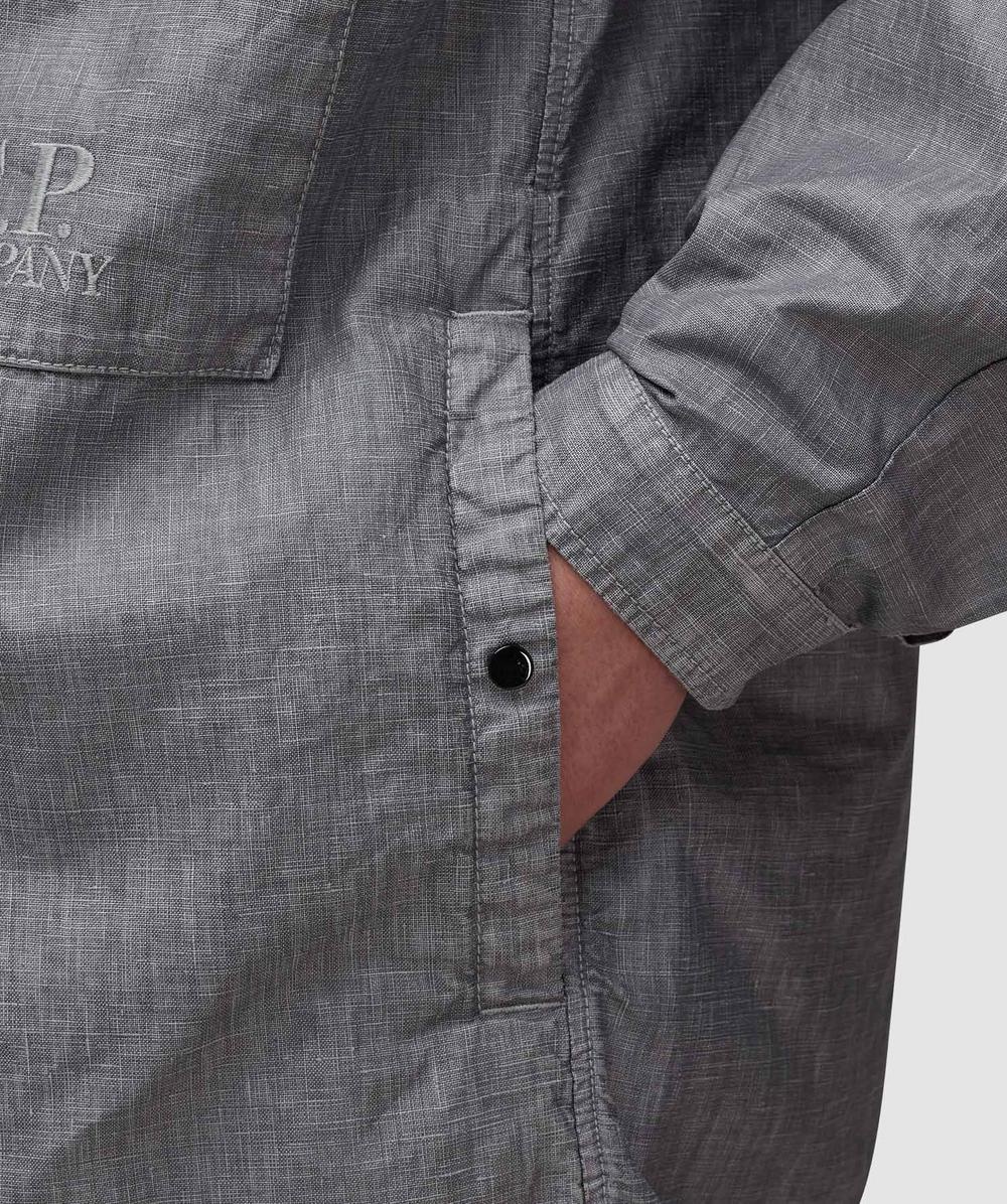 Lino wax overshirt - 6