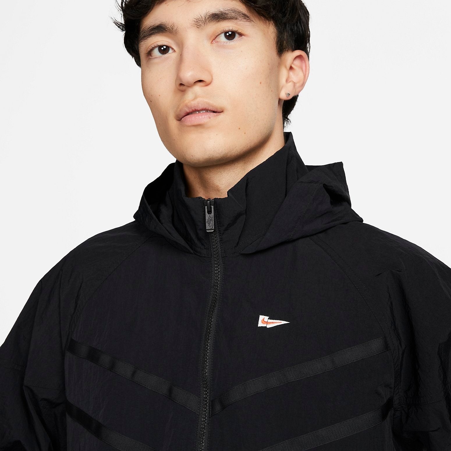 Nike Heritage Essentials Half-zip Overhead Woven Windbreaker Jacket 'Black' FD0903-010 - 3