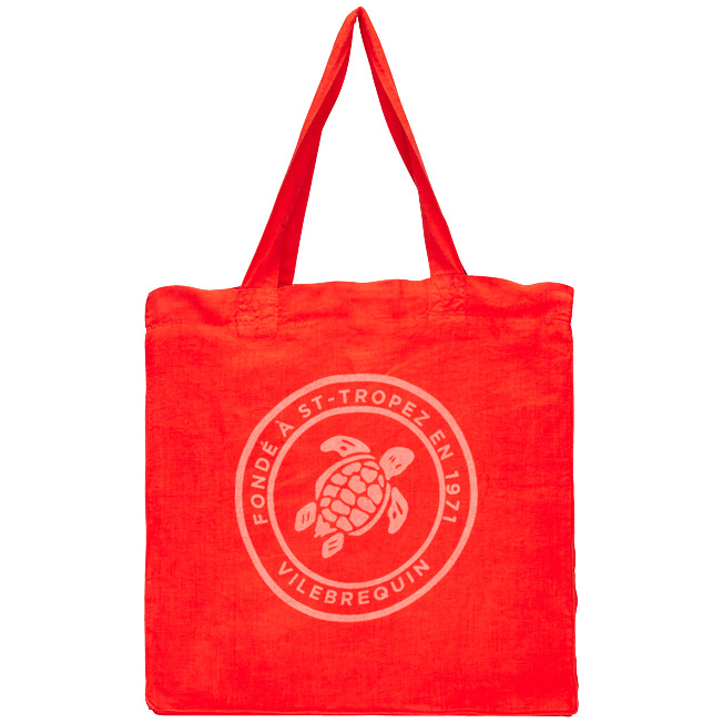Linen Turtle Unisex Tote Bag - 1