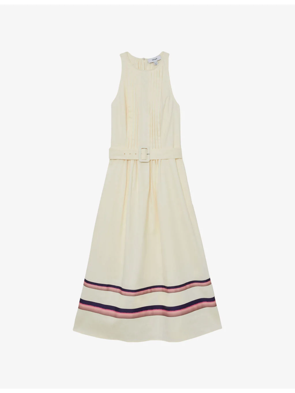 Sara Stripe-Print Stretch-Cotton Midi Dress - 1