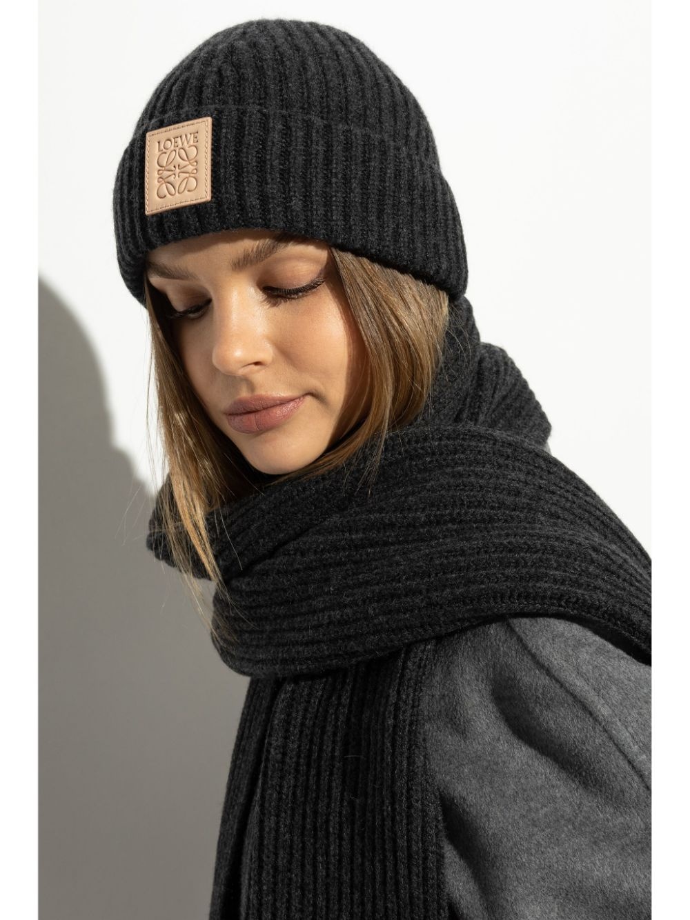 cashmere beanie hat - 2