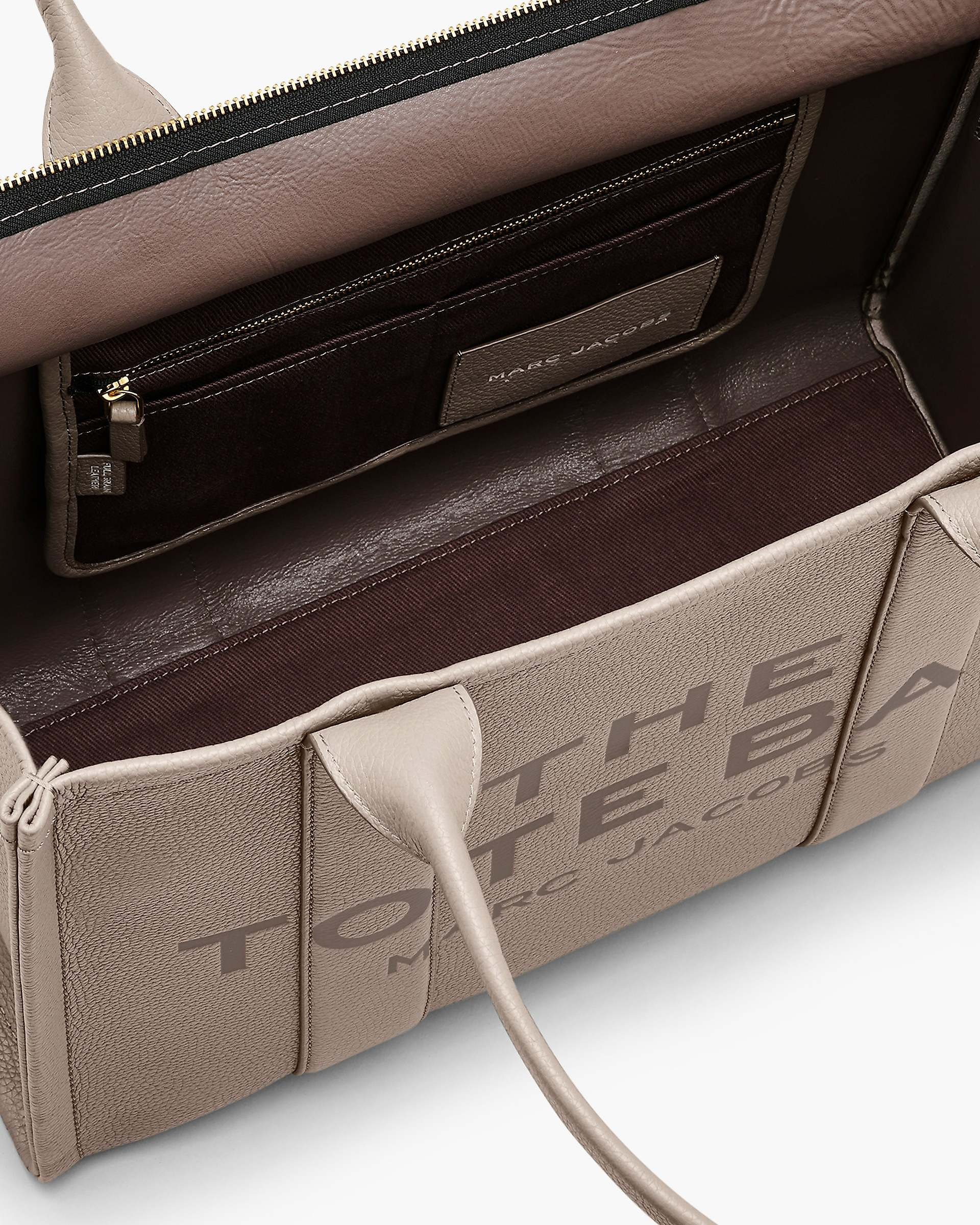 THE LEATHER LARGE TOTE BAG - 7