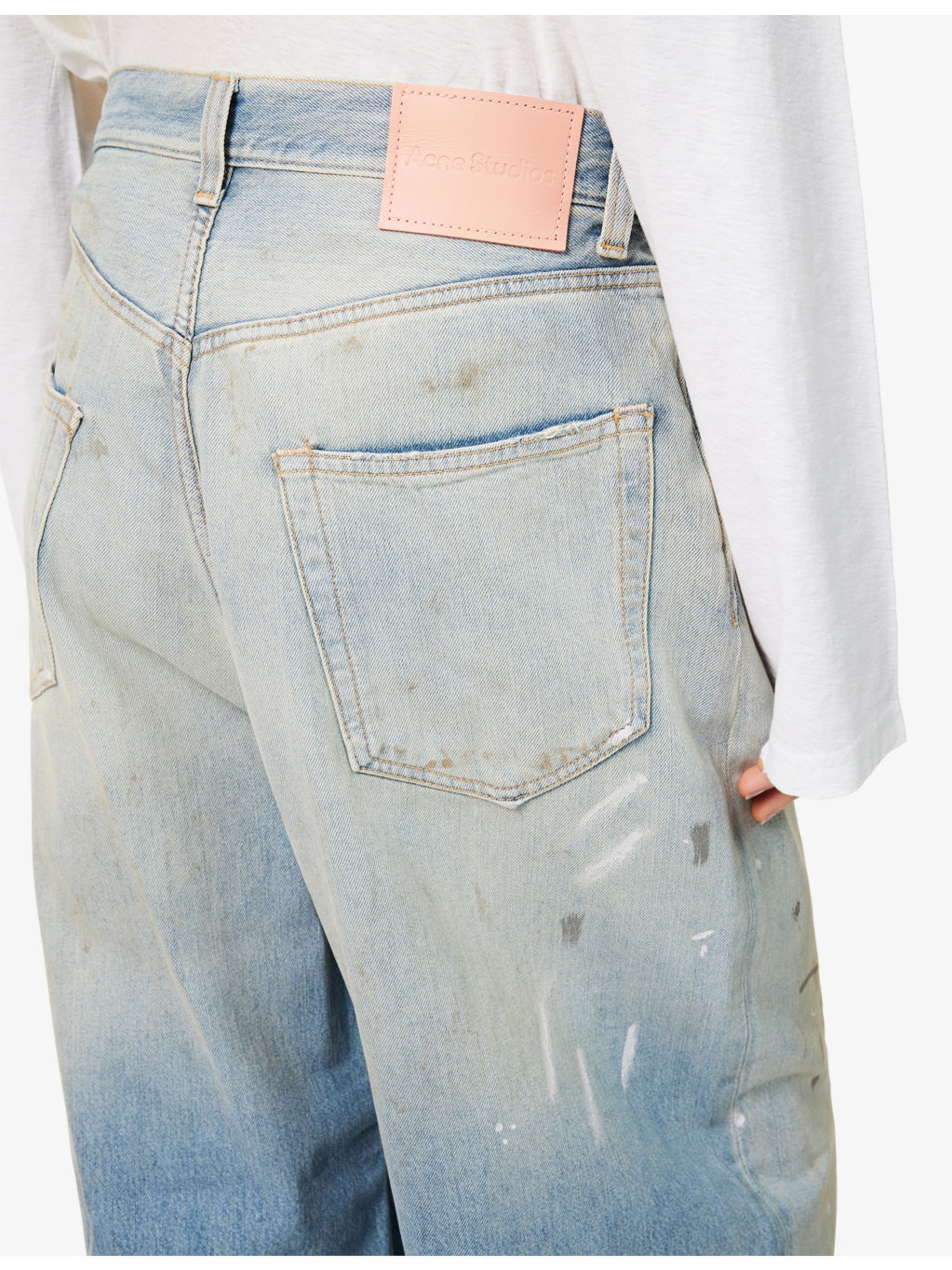 Trafalgar Wide-Leg Denim Jeans - 5