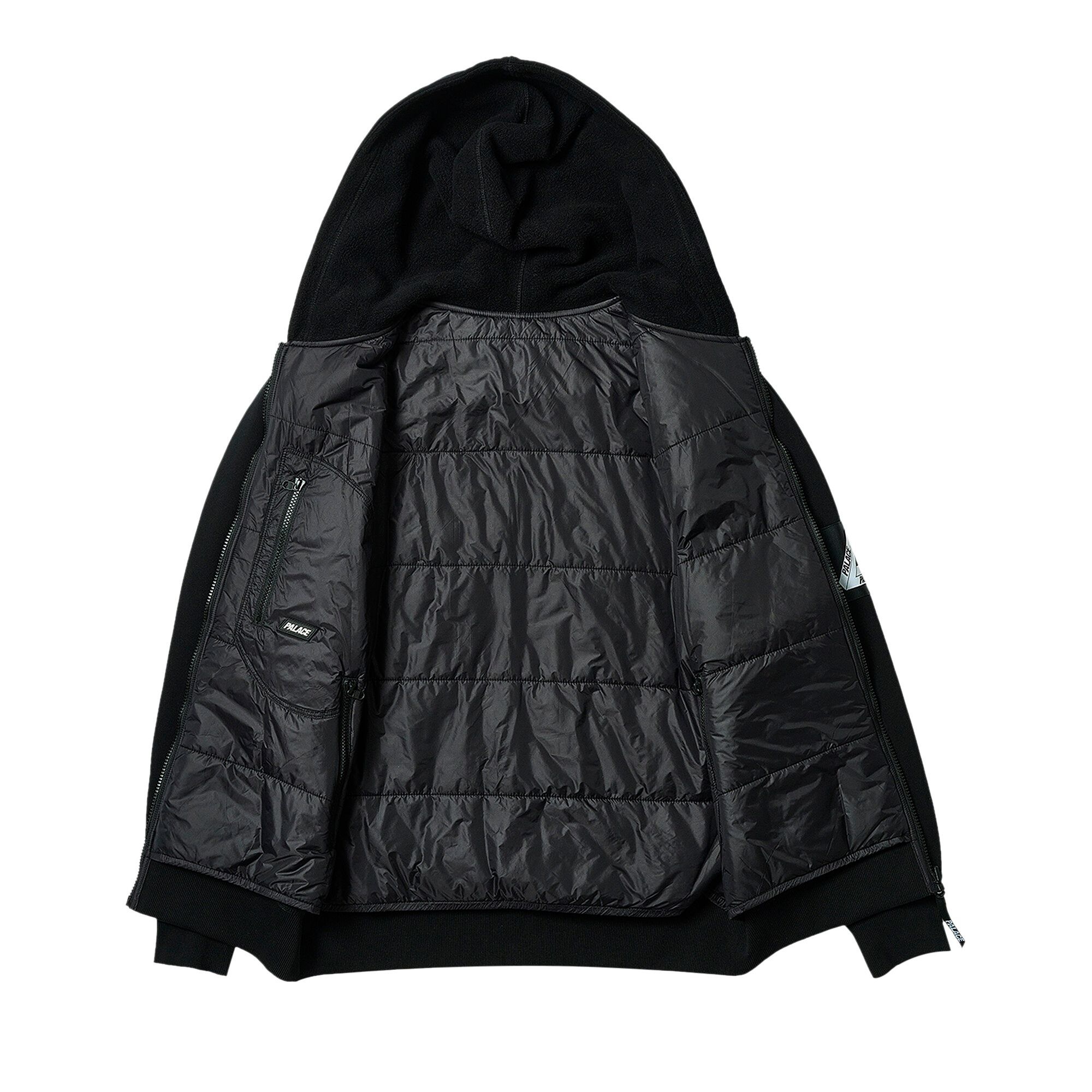 Palace Reversible Vest Hood 'Black' - 4