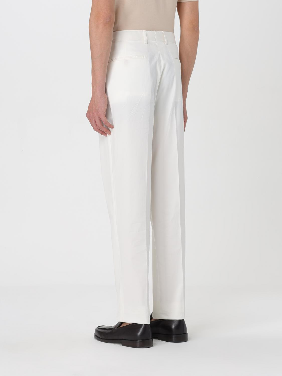Zegna Pants Men White - 3