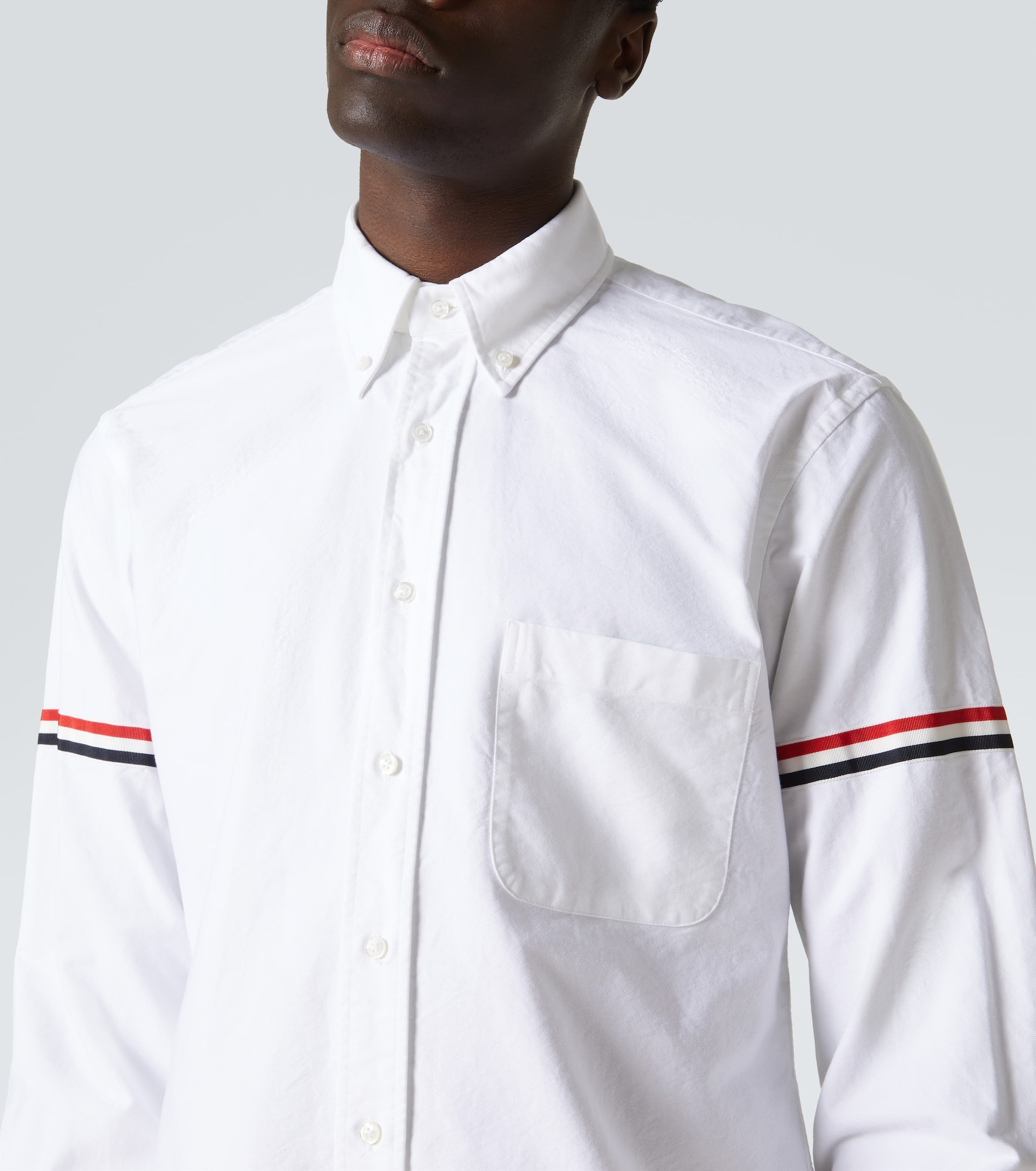 Grosgrain armband shirt - 5
