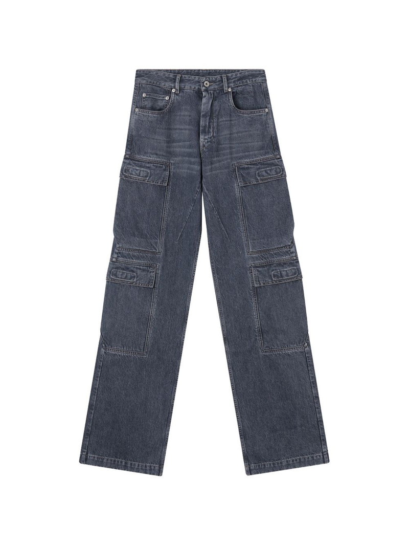 washed grey cargo jeans 1