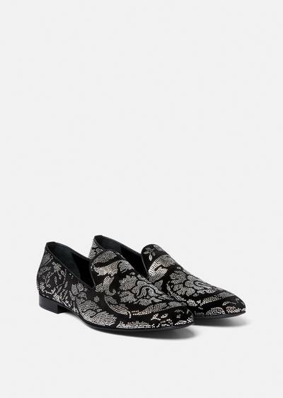 VERSACE Studded Barocco Silhouette Slippers outlook