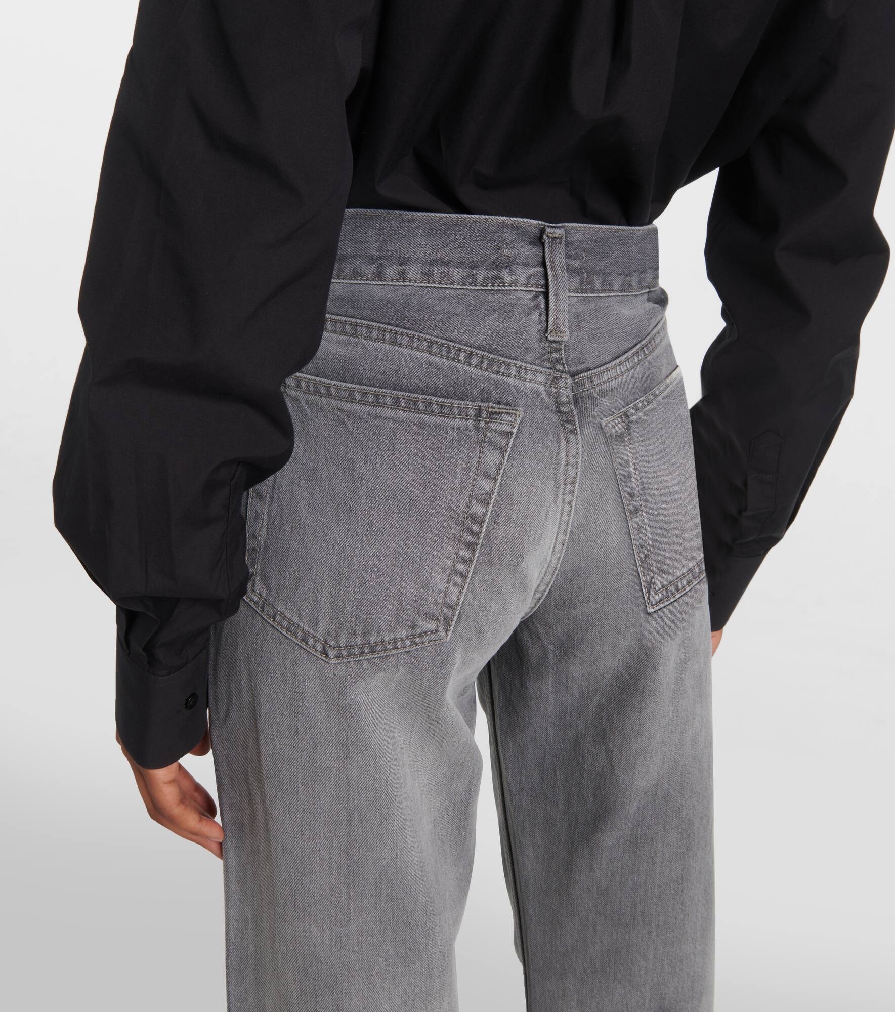 High-rise straight jeans - 6