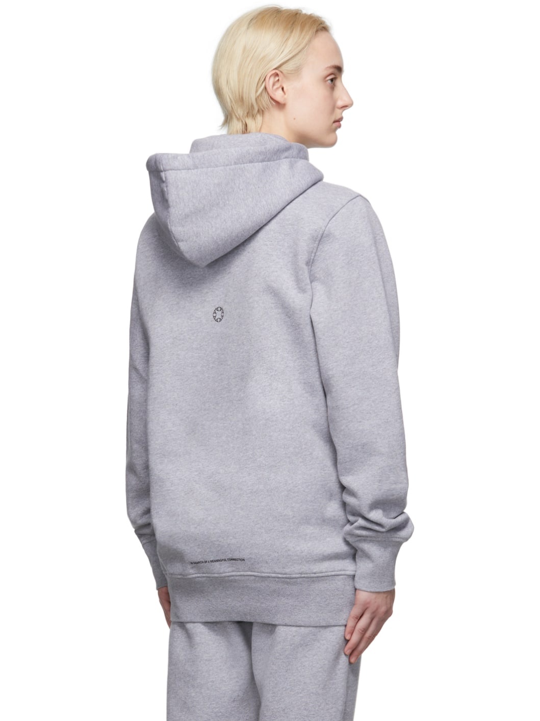 Grey Script Hoodie - 3