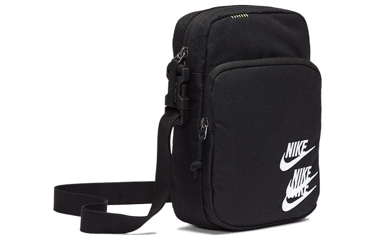 Nike Heritage Embroidered Triple Logo Shoulder Bag 'Black' DH3080-010 - 2