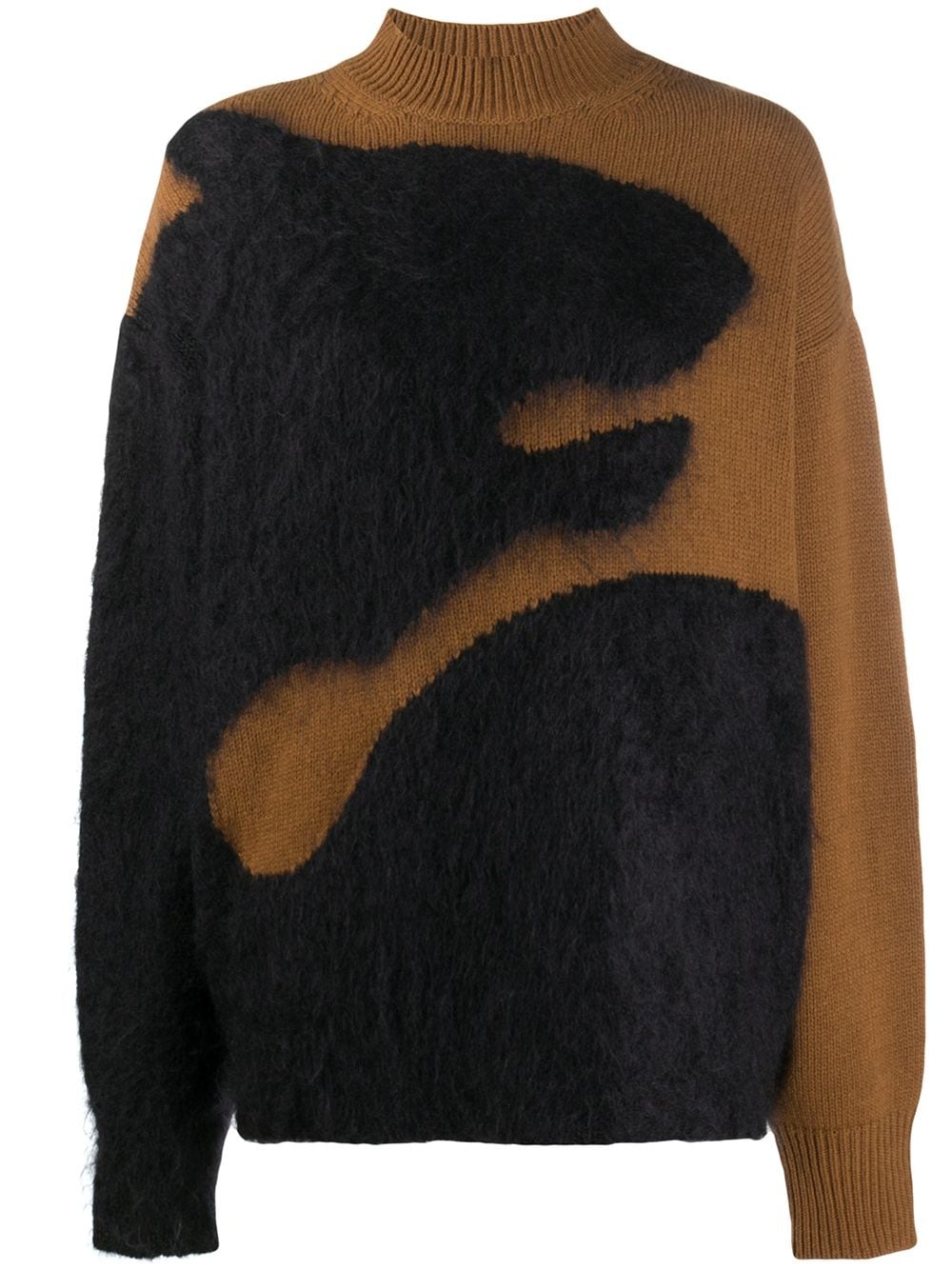 textured tiger jumper - 1