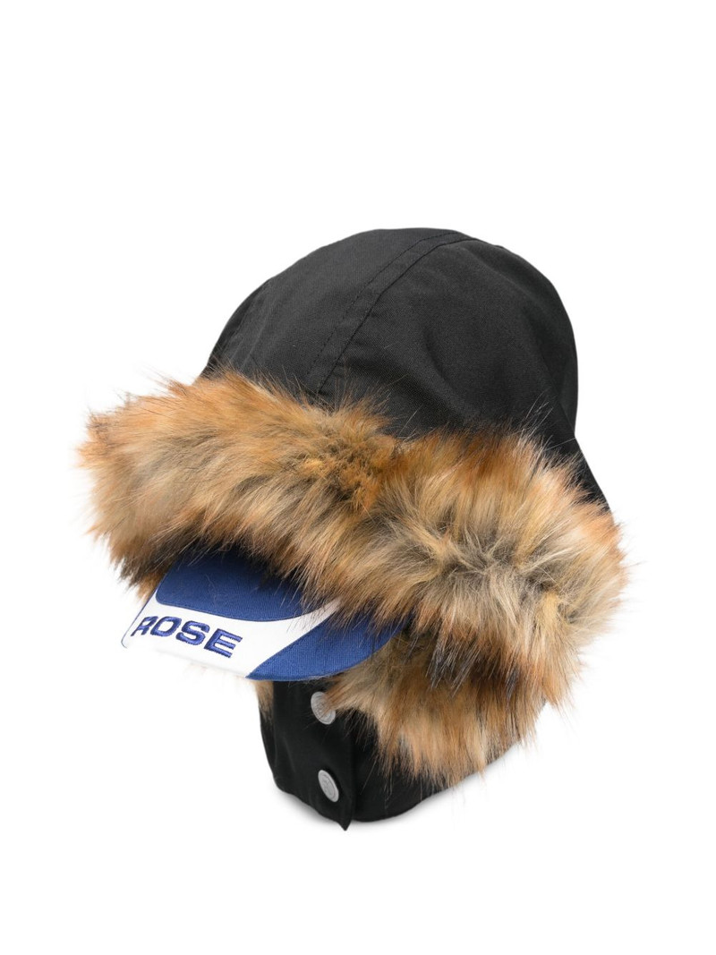 fur-trim hat 1