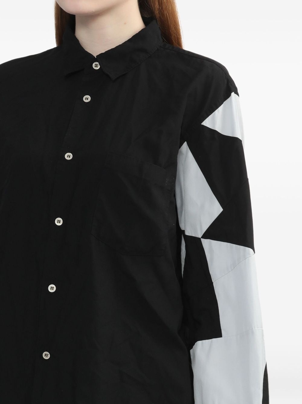 geometric-print shirt - 5