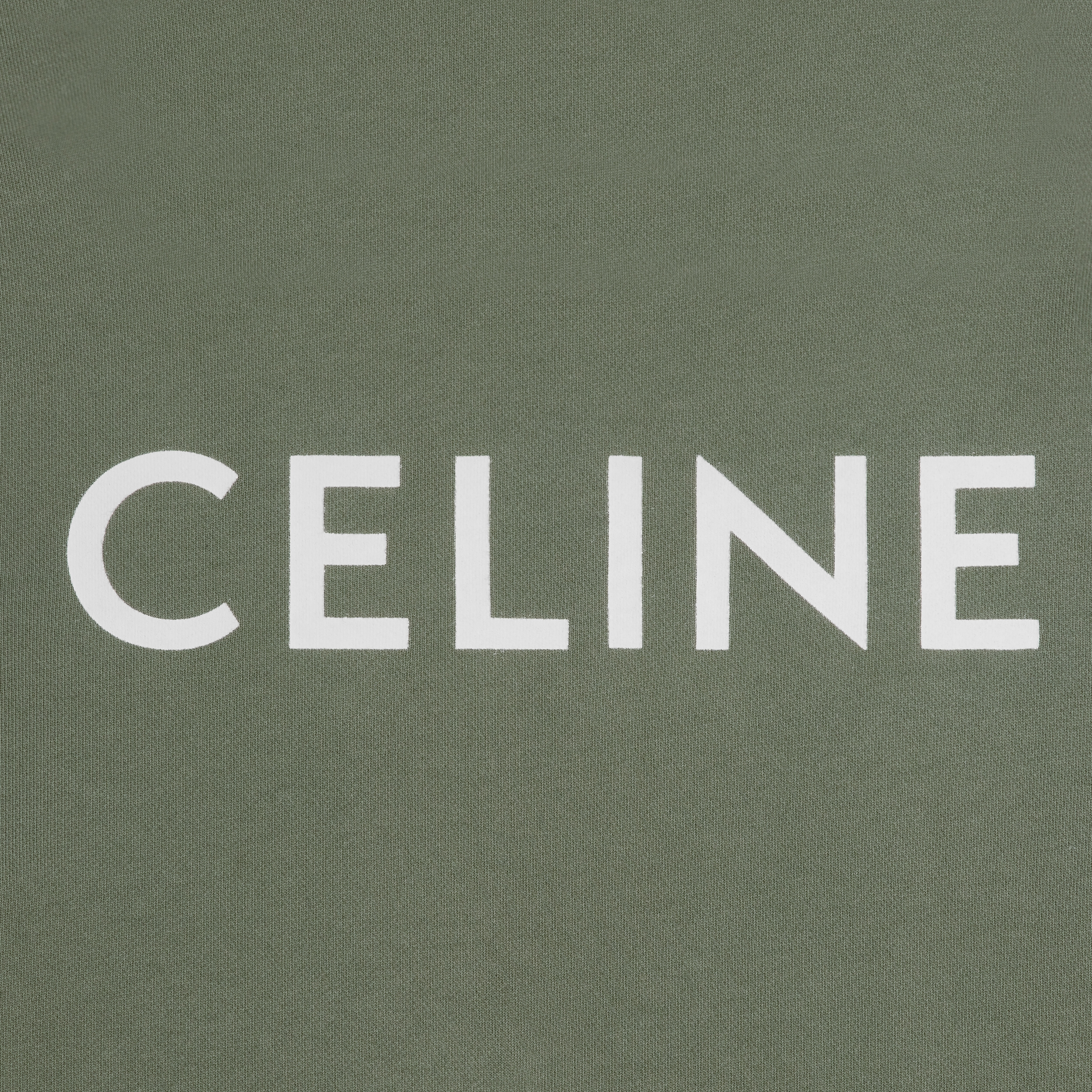 loose Celine hoodie in cotton fleece - 4