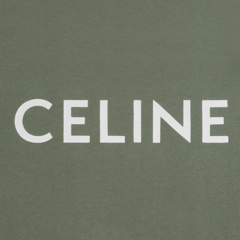 loose Celine hoodie in cotton fleece 4