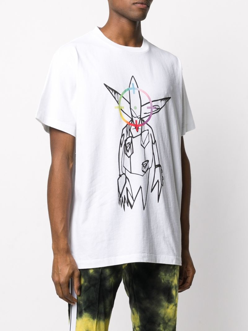 x Futura alien print T-shirt - 3