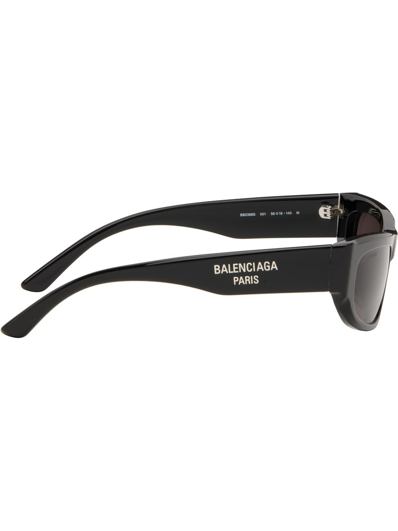 BALENCIAGA Black Rectangular Sunglasses outlook