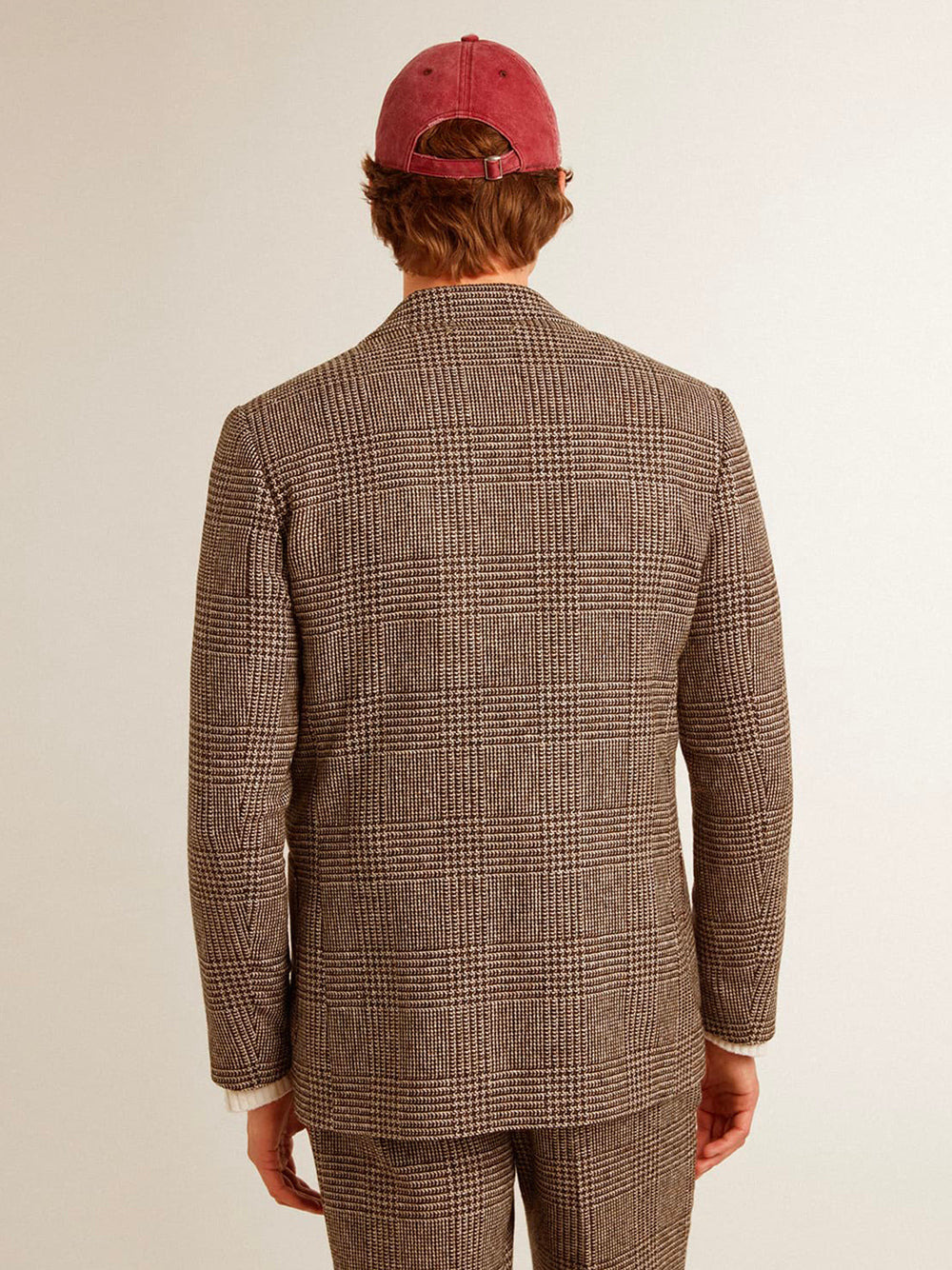Golden Goose Men Journey Sb Blazer Pied De Poule - 4