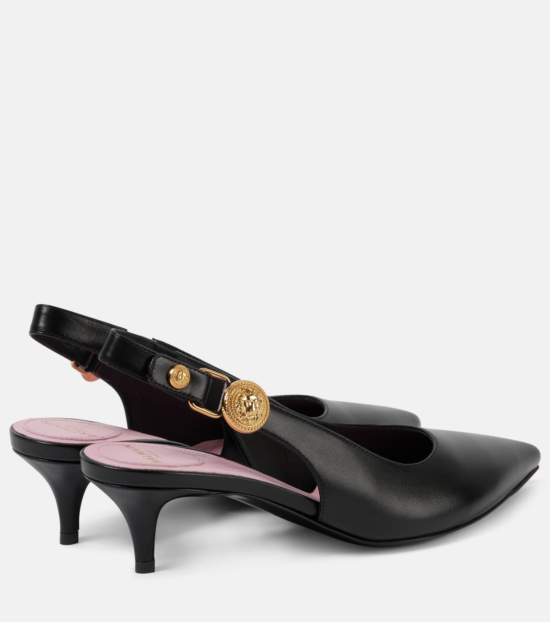 Medusa '95 leather slingback pumps - 3