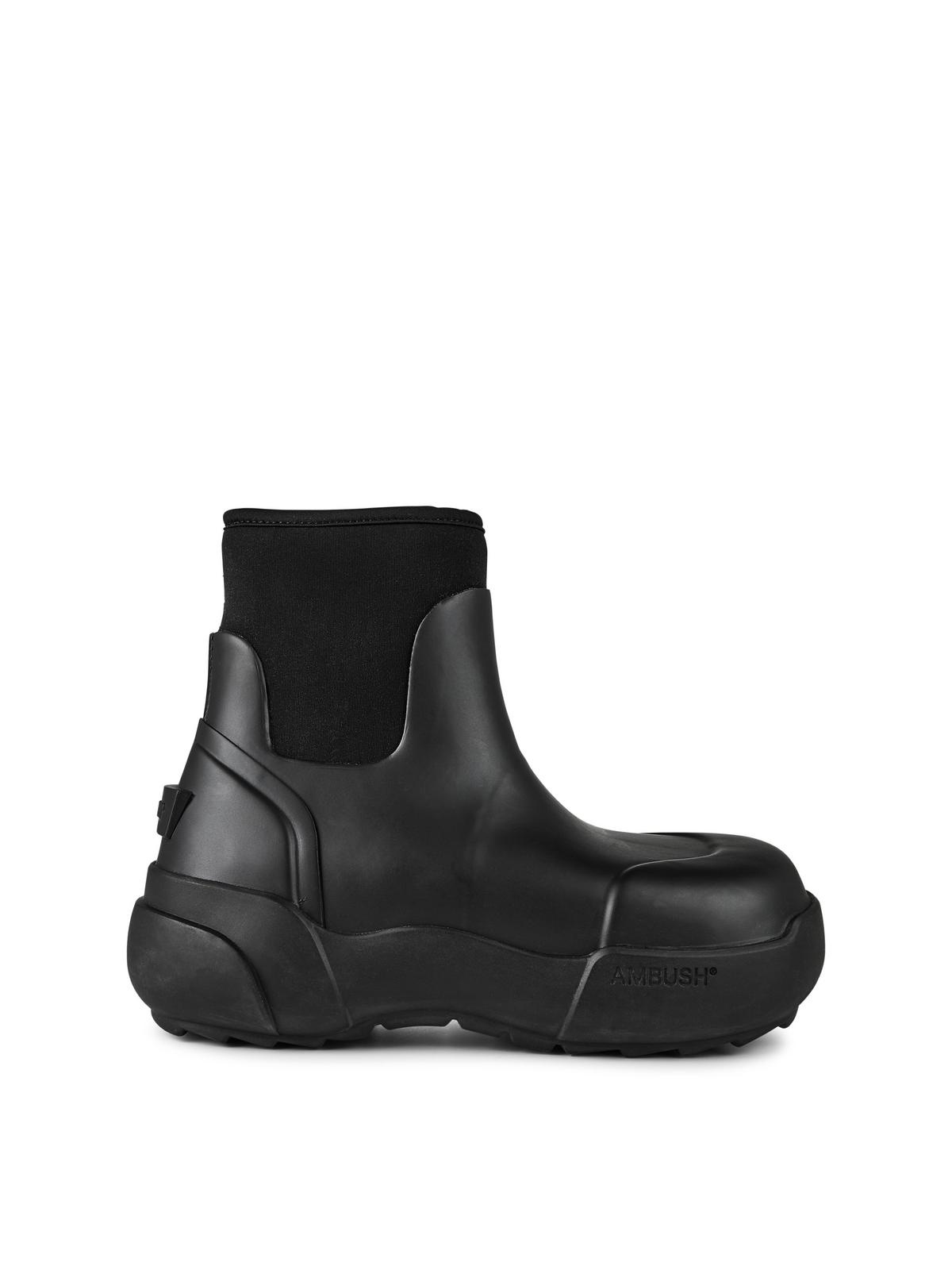 靴 AMBUSH RUBEER BOOT White Rubber Boots by AMBUSH on Sale