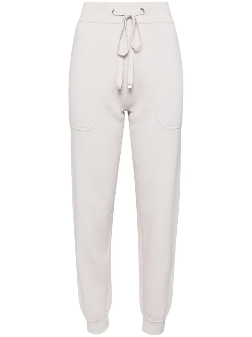knitted tapered trousers - 1