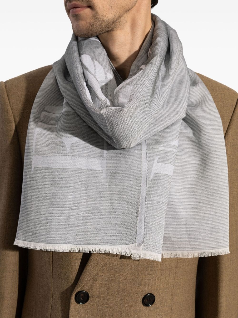 logo scarf - 4