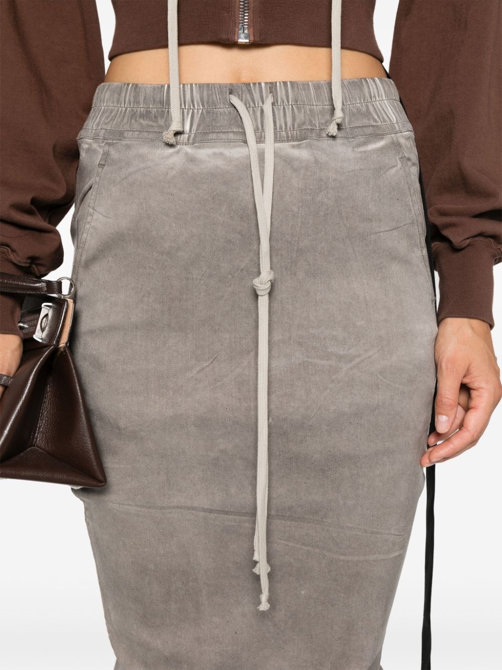 Pillar denim skirt - 4