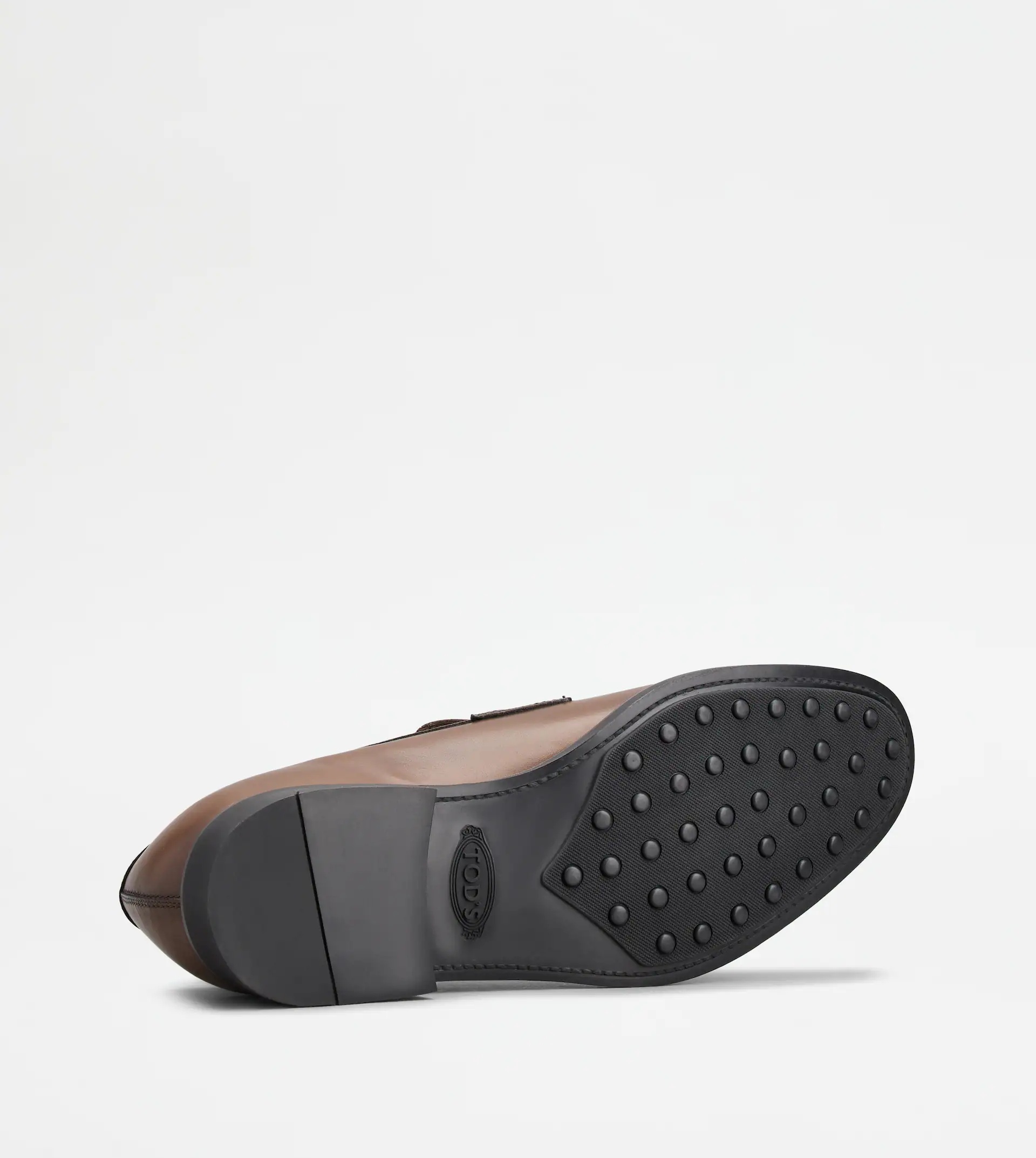 TOD'S LOAFERS IN LEATHER - BROWN - 4