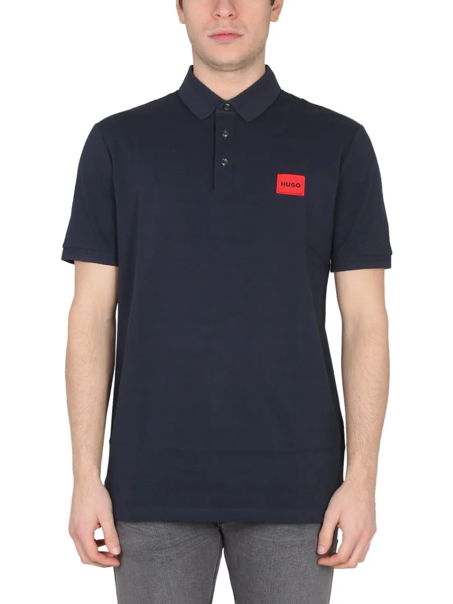 POLO IN COTONE CON PATCH LOGO - 1