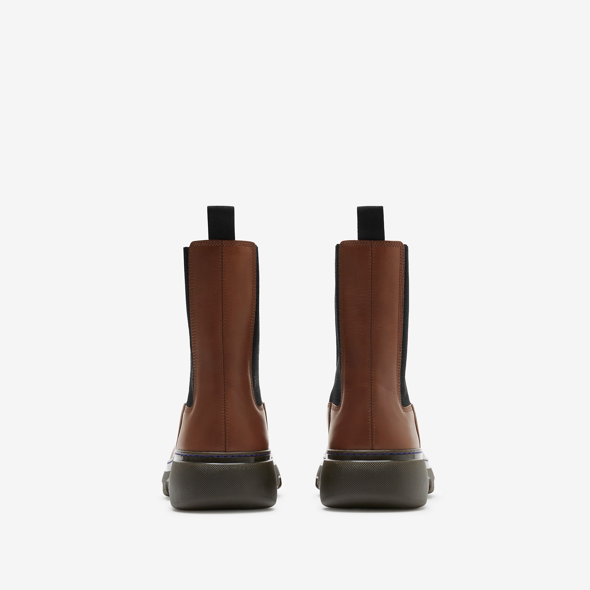 Leather Creeper Chelsea Boots - 4