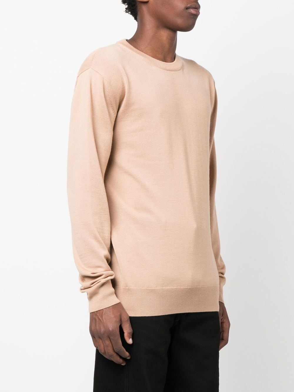 wool crew-neck jumper - 3