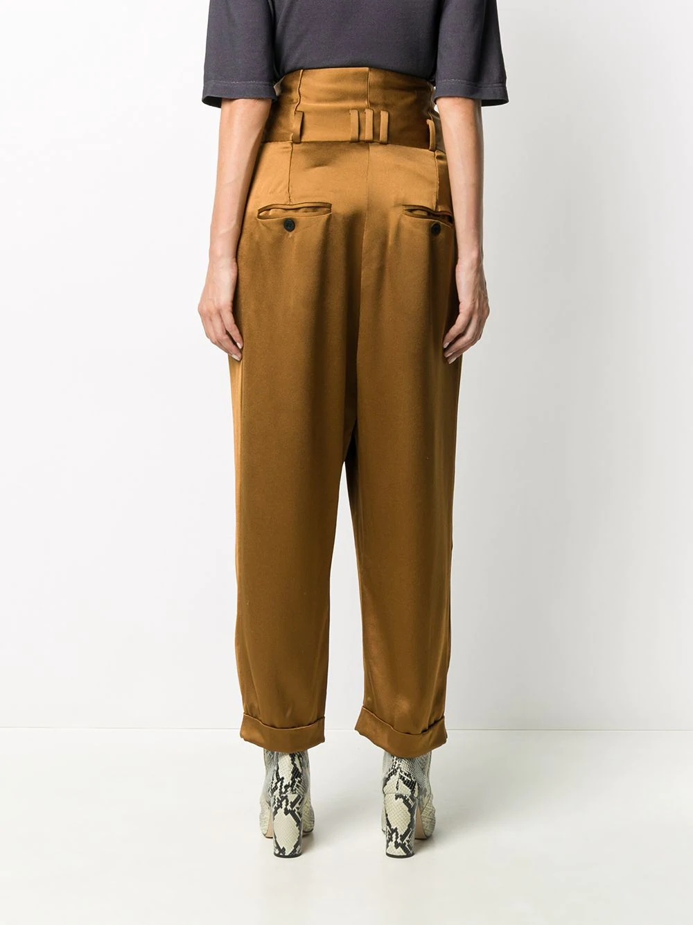 high-waisted trousers - 4