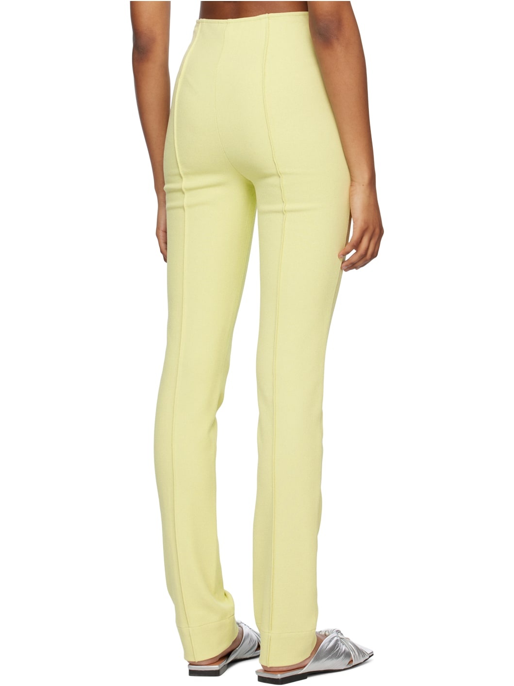 Green Slim-Fit Trousers - 3