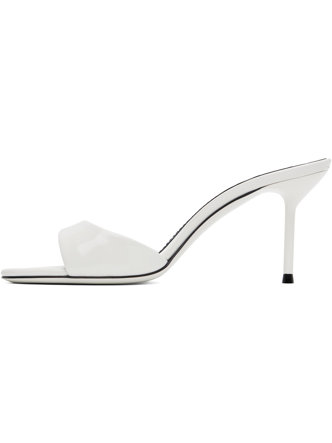 White Lidia 70 Mules - 3