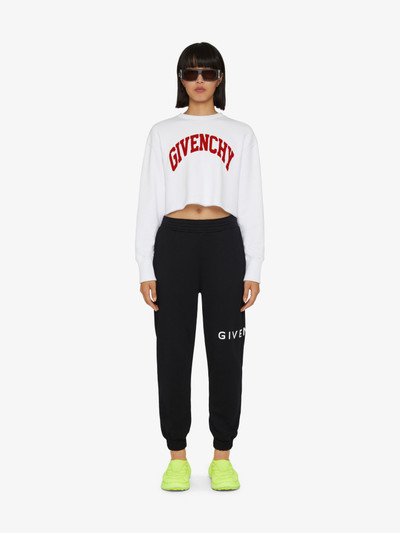 Givenchy CROPPED CREWNECK SWEATSHIRT outlook