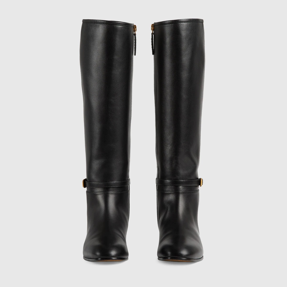 Women's knee-high boot with Gucci print - 3