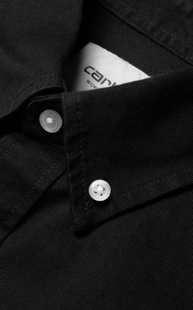 L/S MADISON SHIRT BLACK/WAX - 5