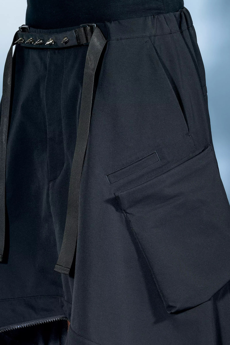 ACRONYM SK30-DS Convert Cargo Skirt BLACK | REVERSIBLE