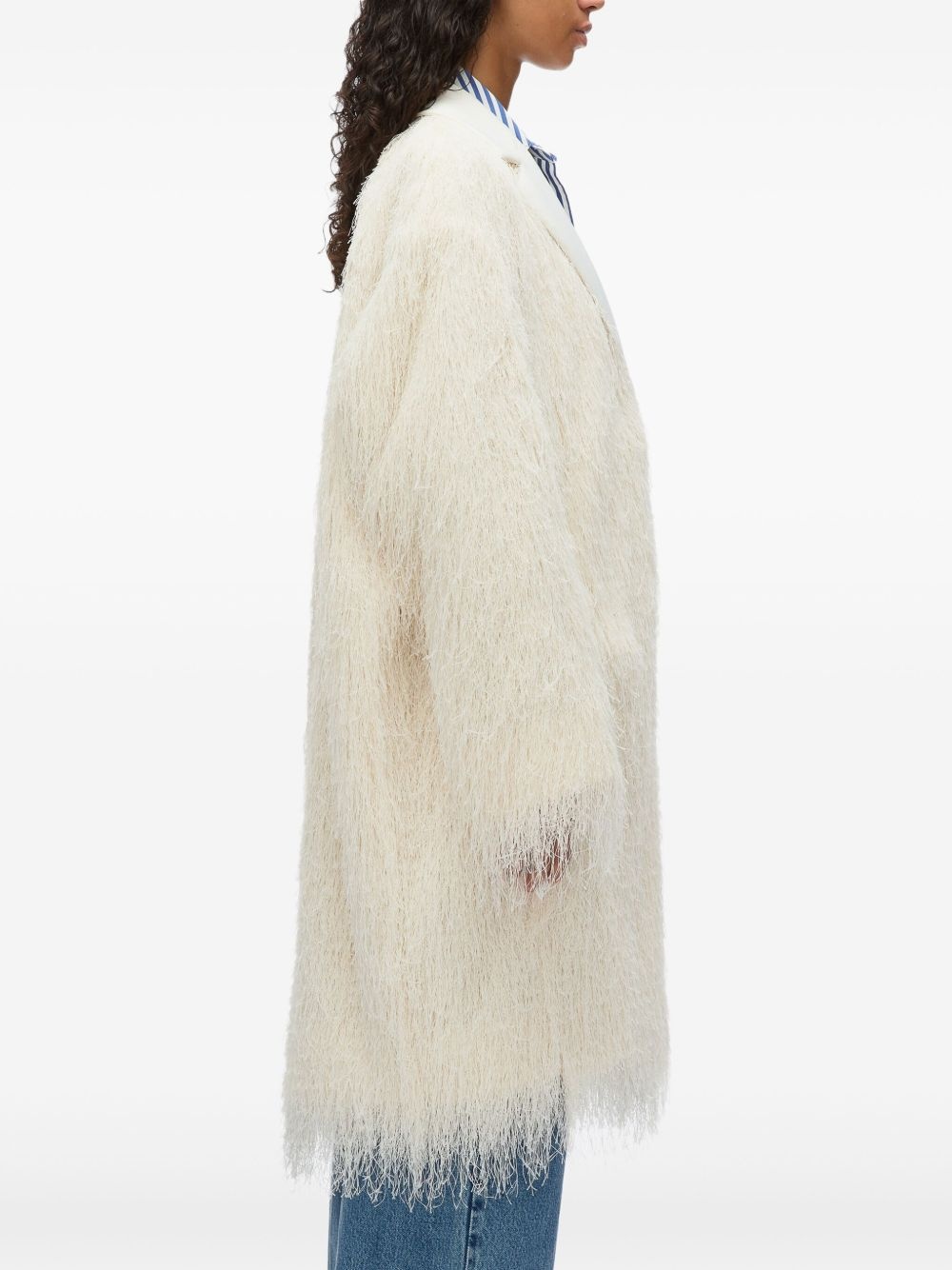fringe tuxedo-coat - 3