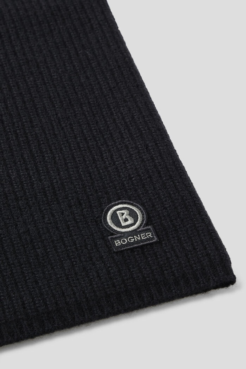 BOGNER Lyra Loop scarf in Black outlook