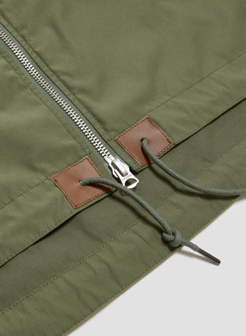 Zip Smock in Army 7