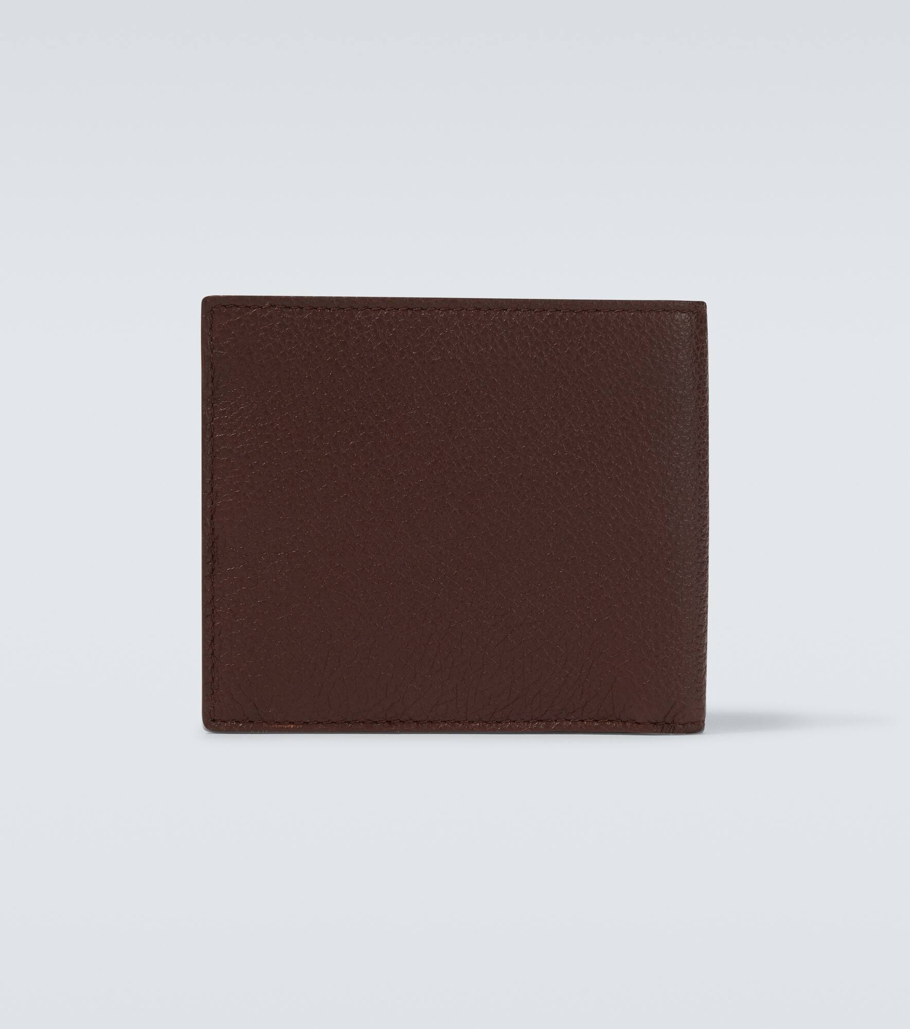 Logo leather wallet - 3