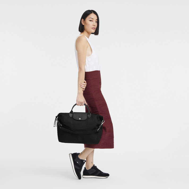 Longchamp Le Pliage Energy XL Handbag Black - Recycled canvas outlook