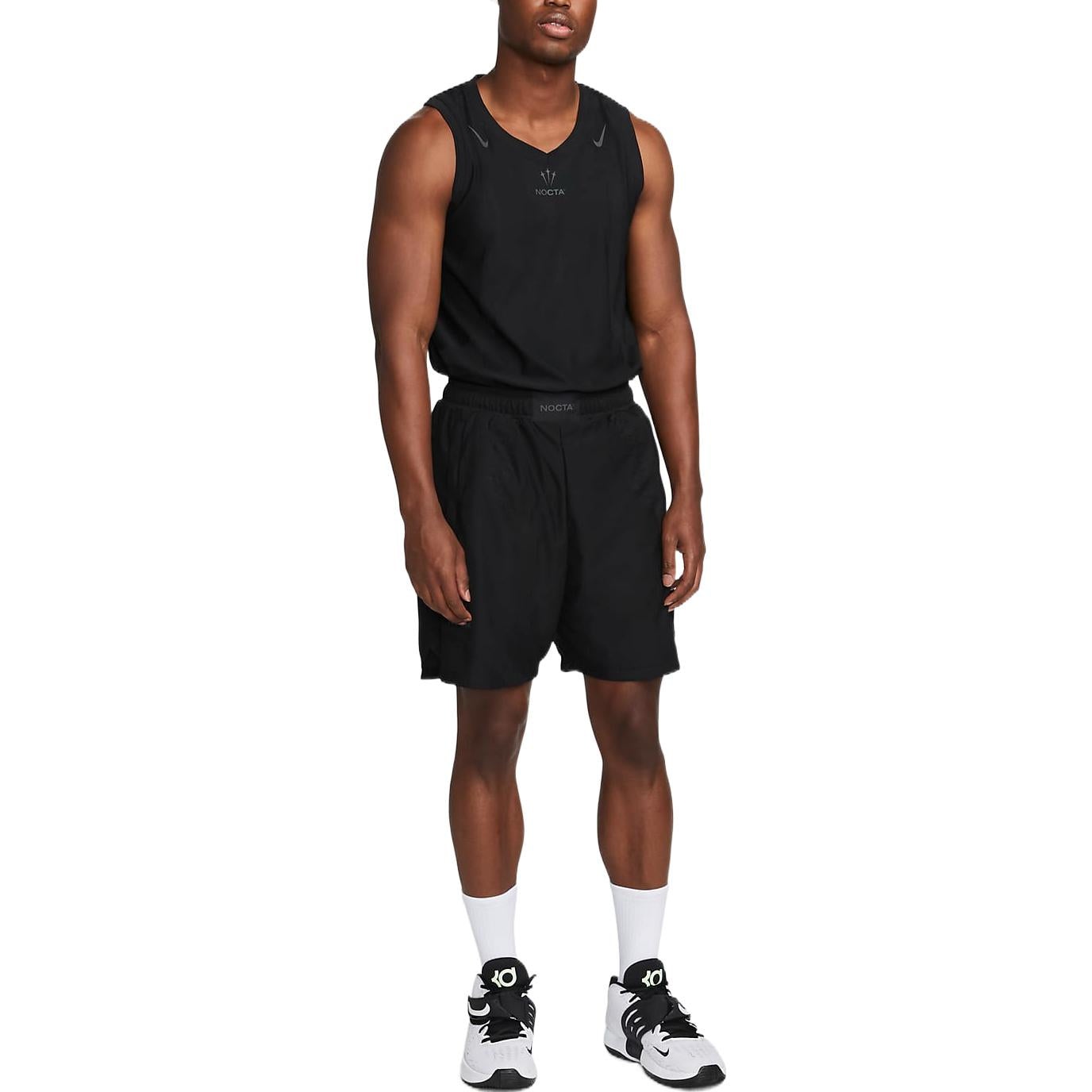 Nike x NOCTA Drake Logo Basketball Sports Shorts 'Black' DM1736-010 - 2